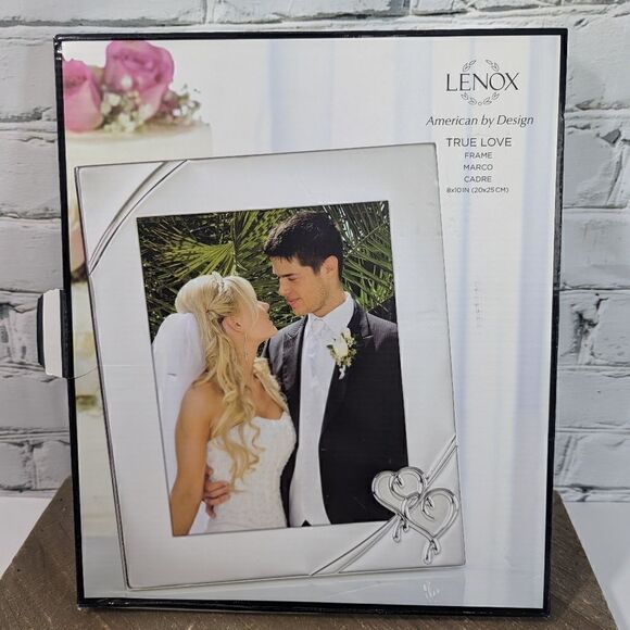 LENOX True Love 8" X 10" Frame,  Silver new in box - Picture 1 of 11